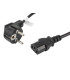Cable de alimentacion lanberg schuko cee 7 - 7 a iec320 c13 1.8m