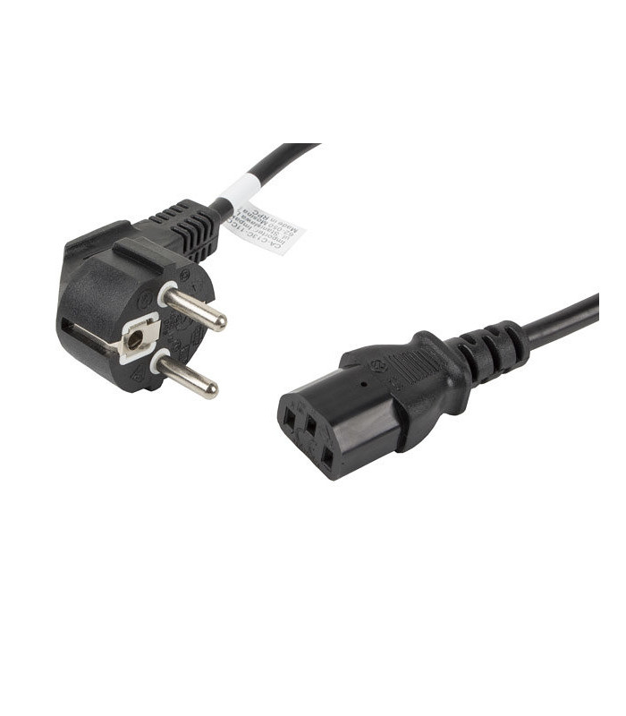 Cable de alimentacion lanberg schuko cee 7 - 7 a iec320 c13 1.8m