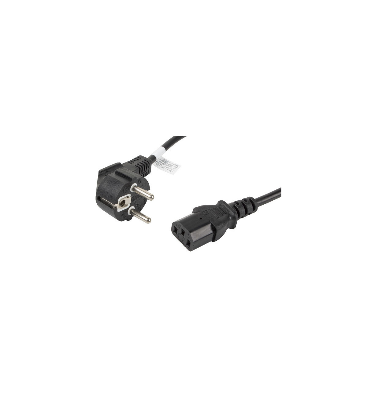 Cable de alimentacion lanberg schuko cee 7 - 7 a iec320 c13 1.8m