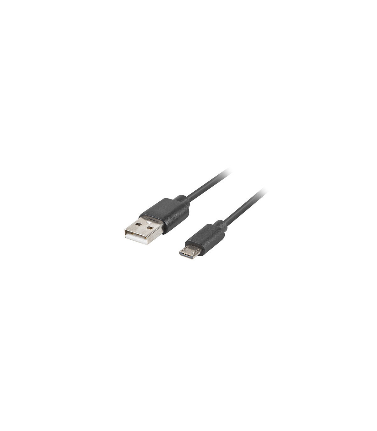 Cable usb lanberg 2.0 macho -  micro usb macho quick charge 3.0 1.8m negro
