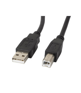 Cable impresora lanberg usb a -  usb b macho - macho ferrita negro 1 m