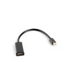 Adaptador lanberg minidisplayport macho - hdmi hembra 20cm negro