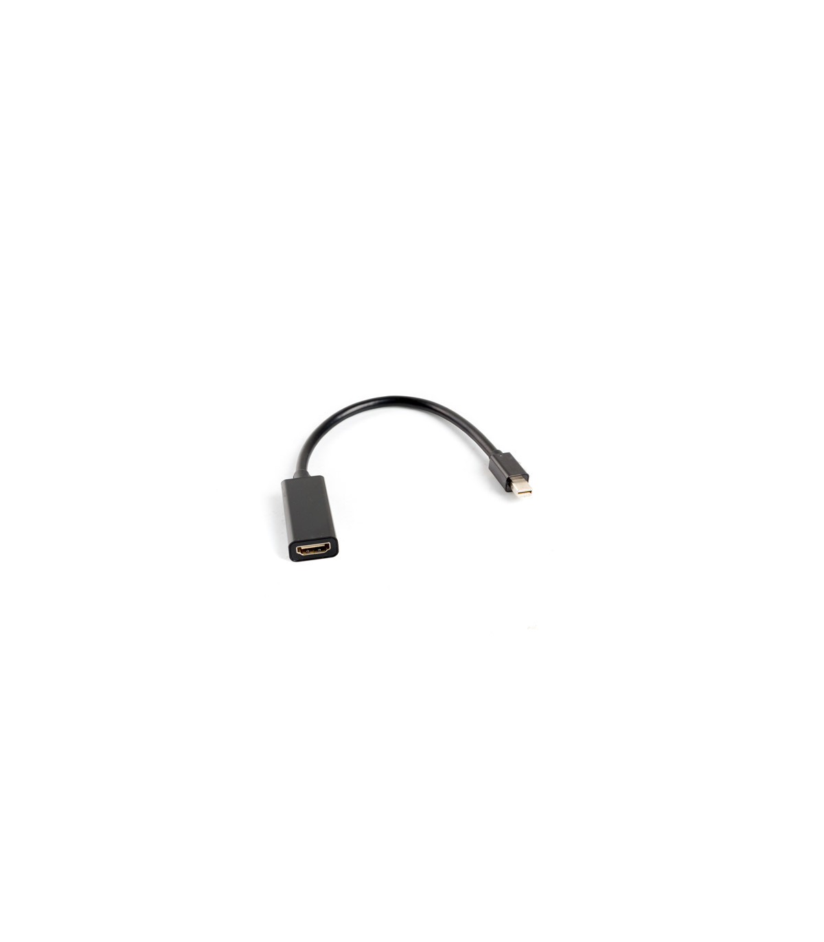 Adaptador lanberg minidisplayport macho -  hdmi hembra 20cm negro