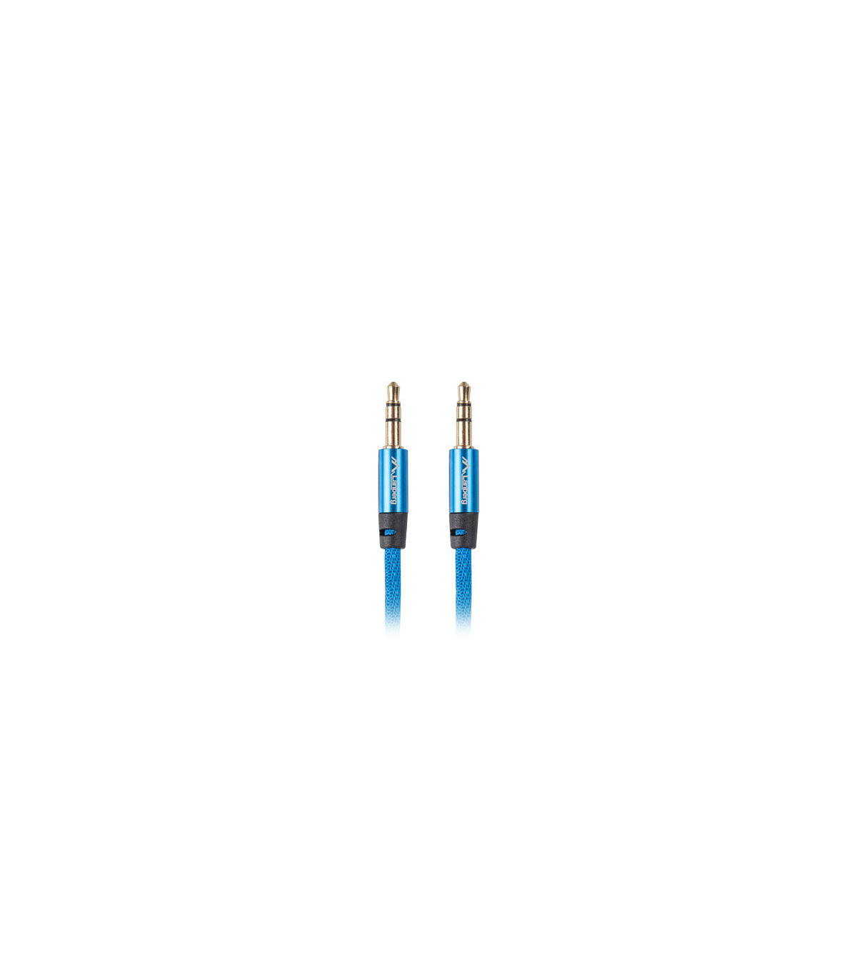 Cable estereo lanberg jack 3.5mm macho - jack 3.5mm macho 1m azul