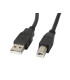 Cable impresora lanberg usb a -  usb b macho - macho ferrita 5m negro