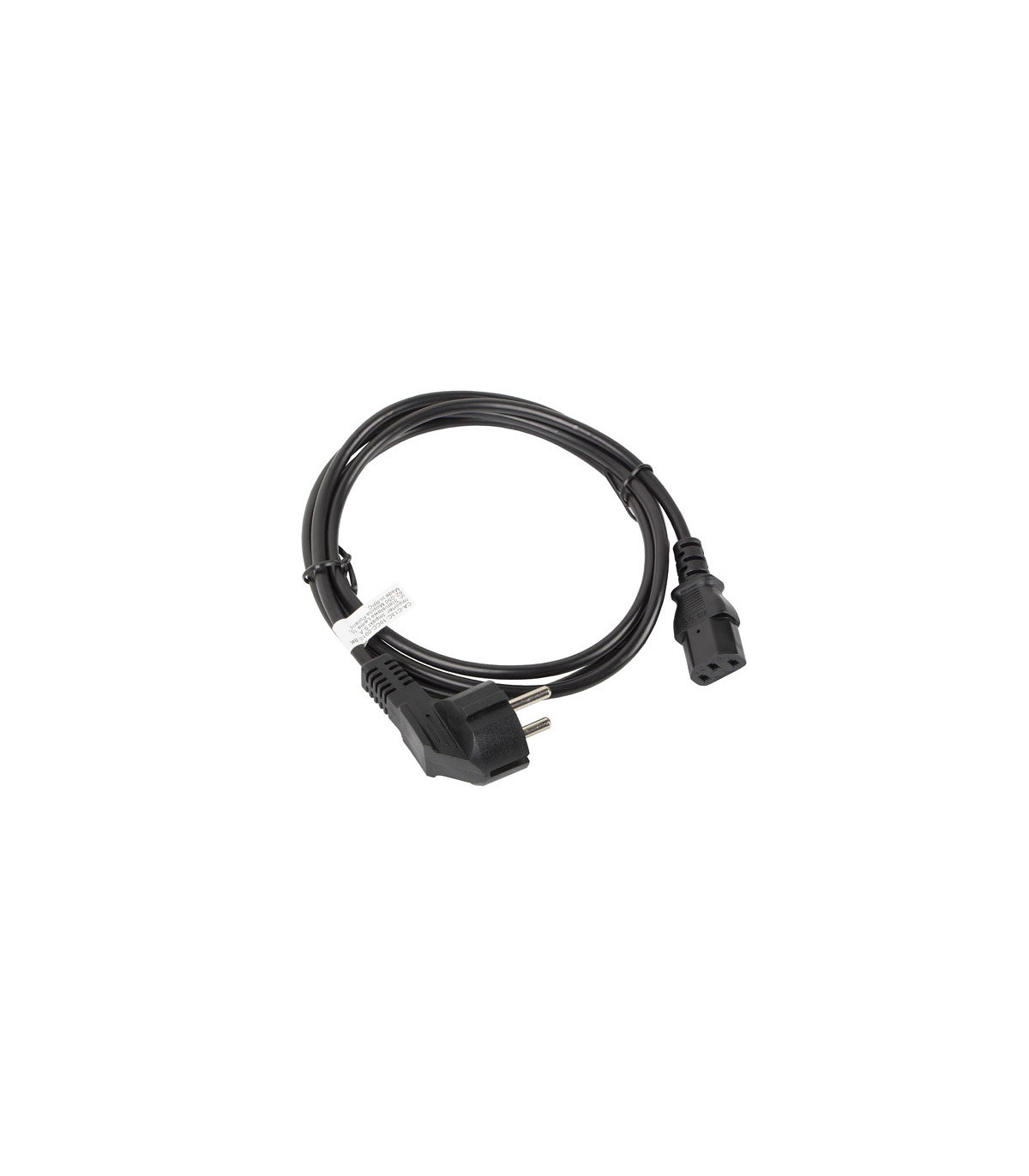 Cable de alimentacion lanberg schuko cee 7 - 7 a iec320 c13 1.8m