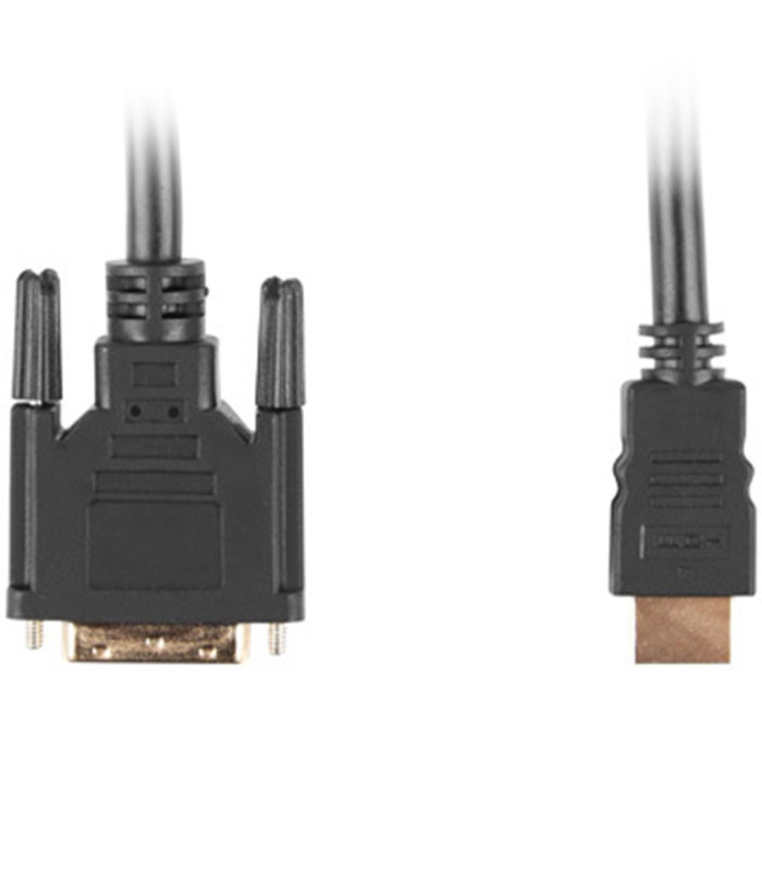 Cable hdmi lanberg macho -  dvi - d 18+1 macho single link 3m negro