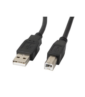 Cable impresora lanberg usb a -  usb b macho - macho negro 5 m