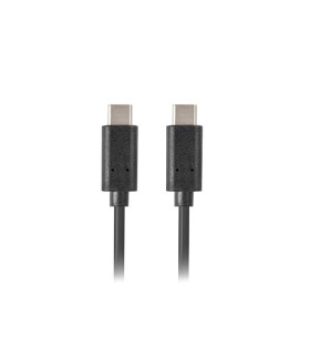 Cable 2.0 lanberg usb tipo c macho -  usb tipo c macho 0.5m negro