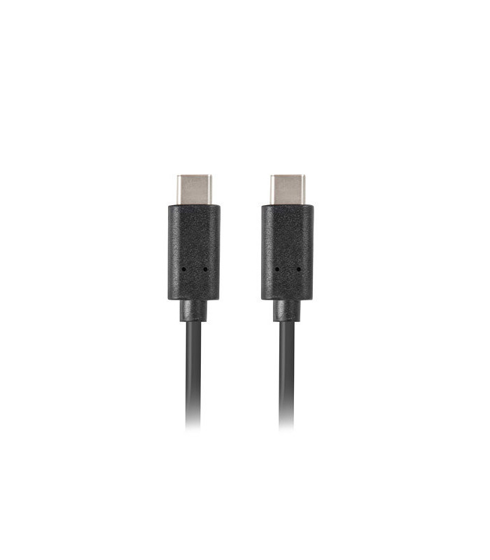Cable 2.0 lanberg usb tipo c macho -  usb tipo c macho 0.5m negro
