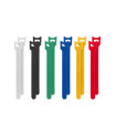 Tiras de velcro lanberg pack 12 uds 12mmx15cm multicolor