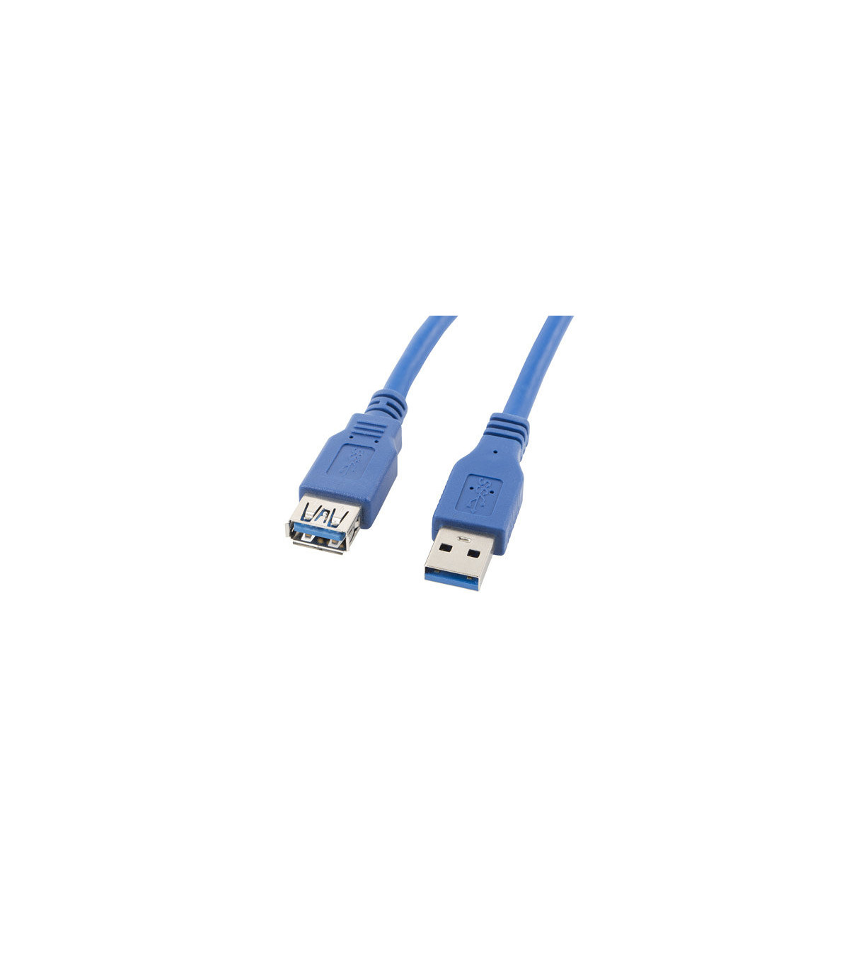 Cable alargador lanberg usb 3.0 macho hembra 1.8m azul
