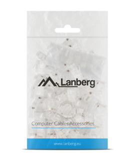 Conector cat6 lanberg utp 8p8c pack 100 uds