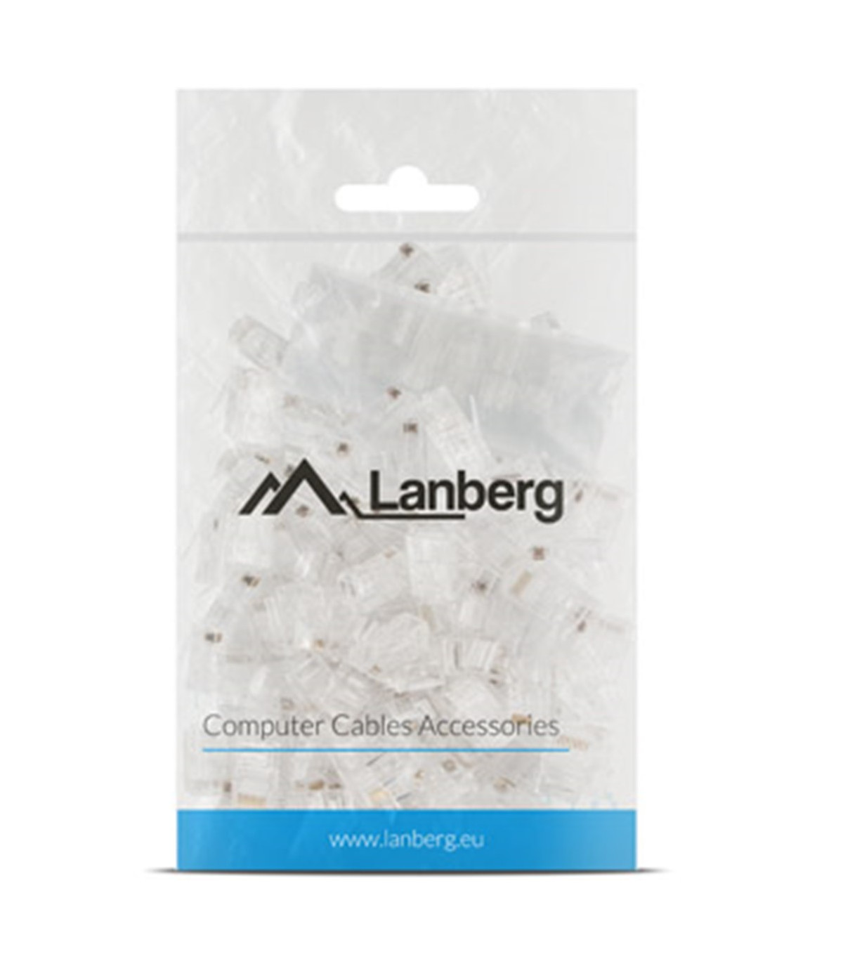 Conector cat6 lanberg utp 8p8c pack 100 uds