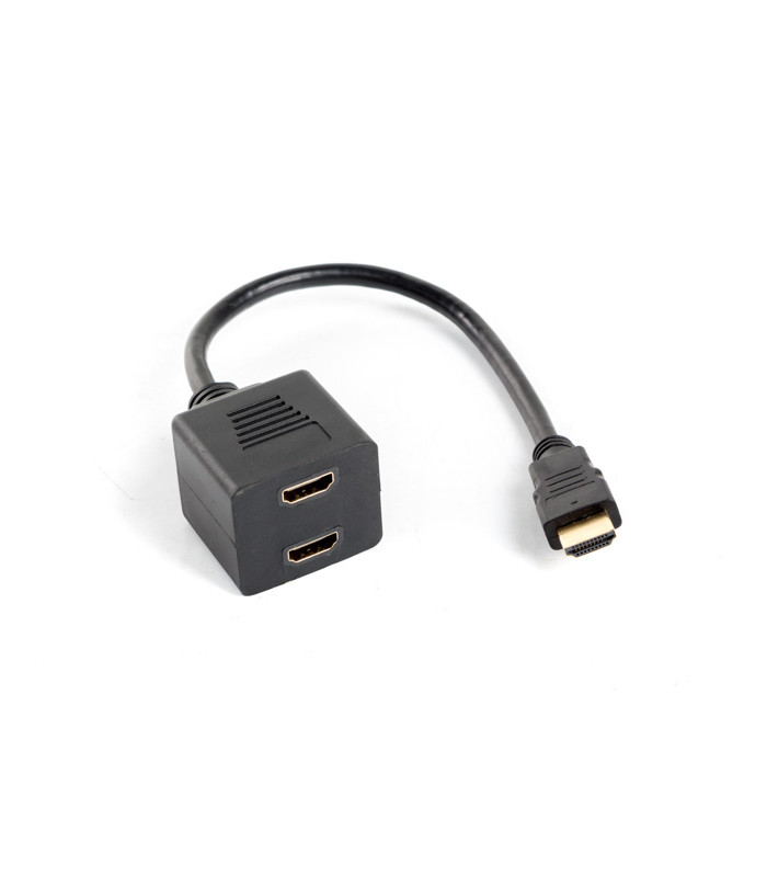 Adaptador lanberg hdmi macho -  hdmi hembra x2 splitter 20cm