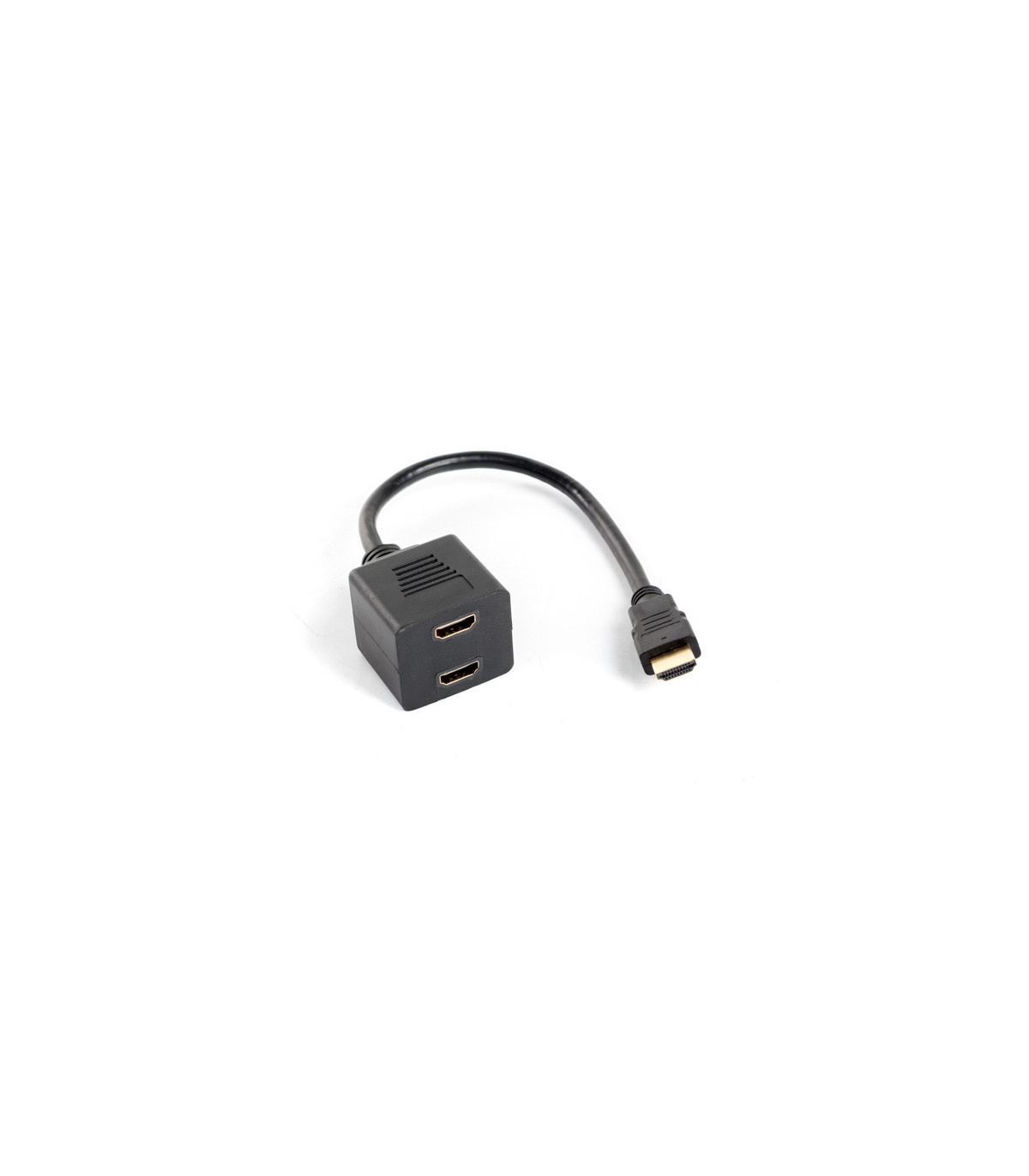 Adaptador lanberg hdmi macho -  hdmi hembra x2 splitter 20cm