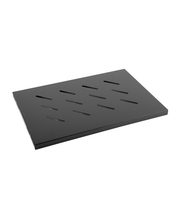 Bandeja fija lanberg 1u 496x280 mm hasta 120 kg rack de 19 negro