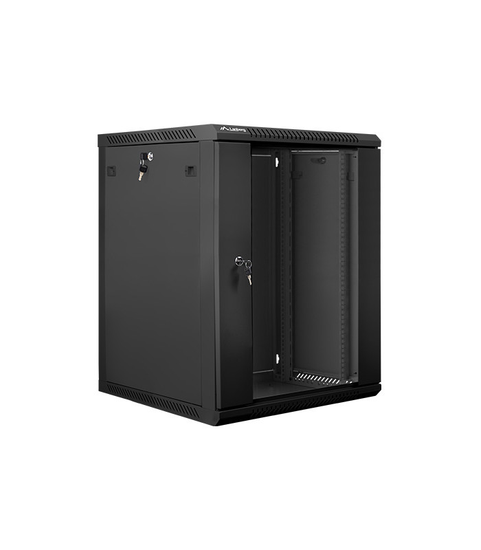 Armario lanberg 15u 600x600x774 auto ensamblado rack 19 hasta 60 kg negro