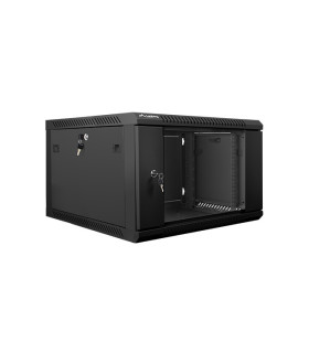 Armario rack lanberg 6u 600x600x368 auto ensamblado 19 pulgadas pulgadas hasta 60 kg negro