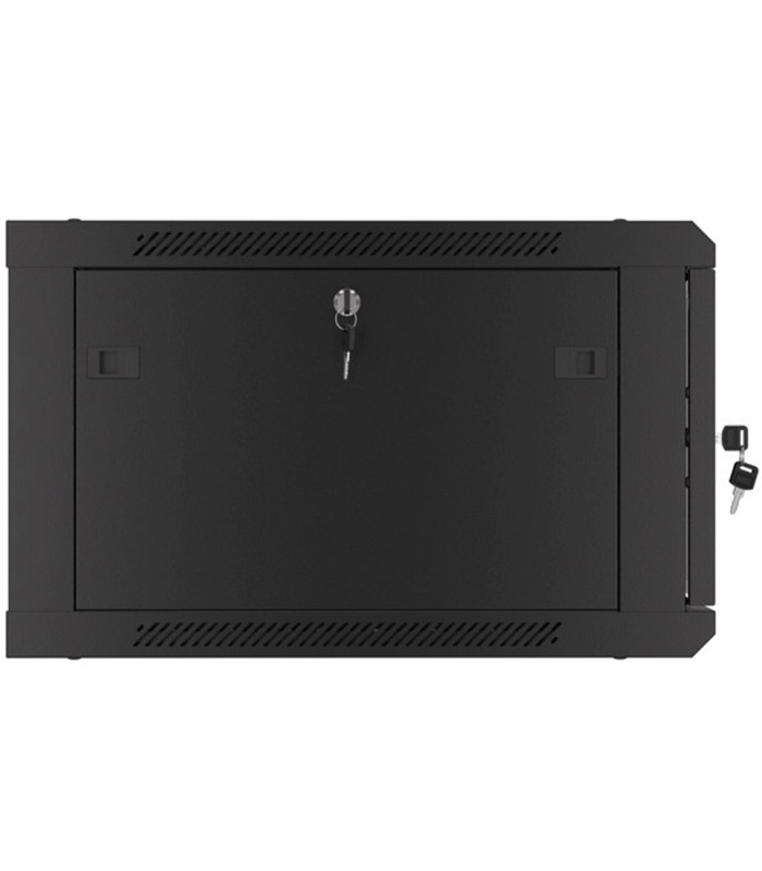 Armario rack lanberg 6u 600x600x368 auto ensamblado 19 pulgadas pulgadas hasta 60 kg negro