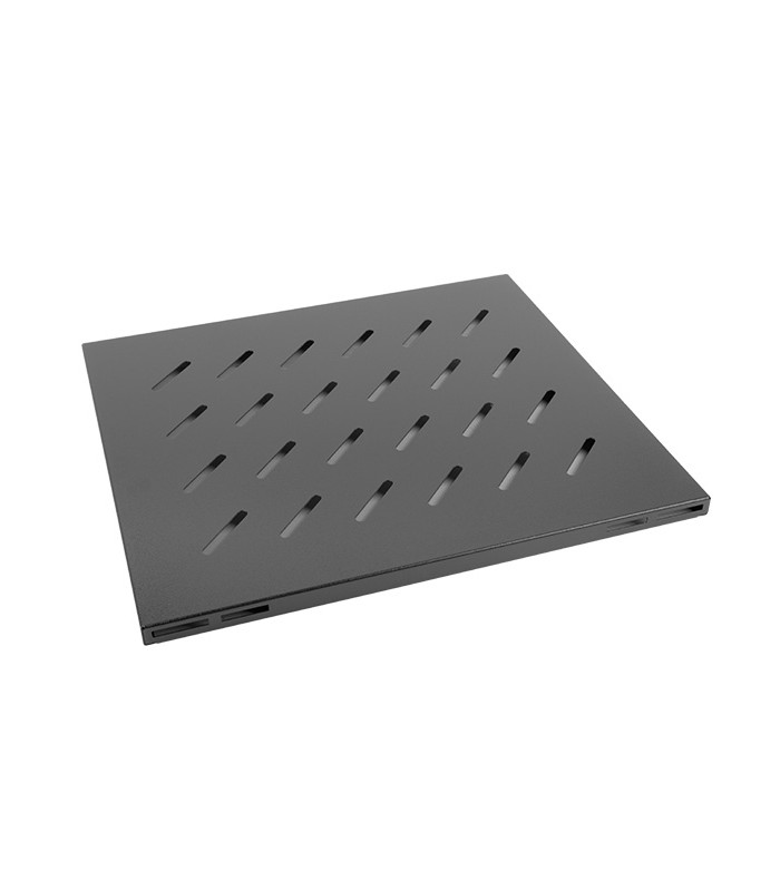 Bandeja lanberg fija 1u 465x500 mm hasta 120 kg rack de 19 negro