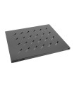 Bandeja lanberg fija 1u 465x500 mm hasta 120 kg rack de 19 negro