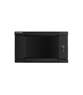 Armario rack lanberg 6u 600x450x368 auto ensamblado 19 pulgadas hasta 60 kg negro