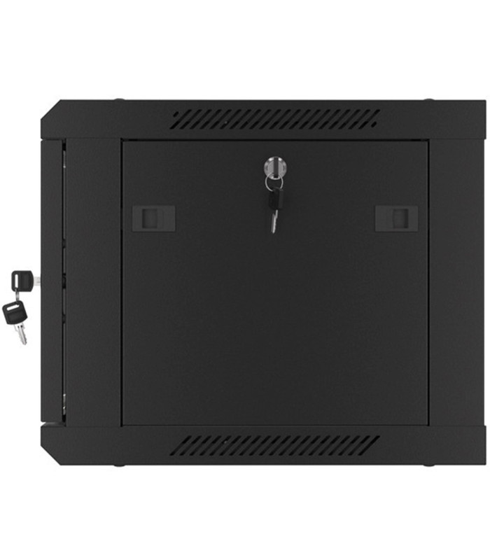 Armario rack lanberg 6u 600x450x368 auto ensamblado 19 pulgadas hasta 60 kg negro