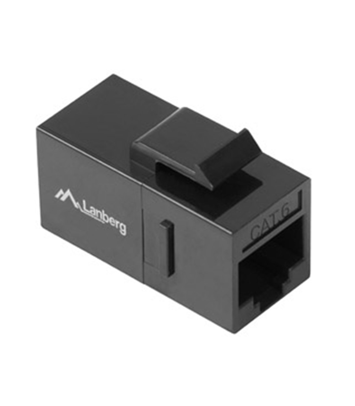 Adaptador lanberg keystone feed - thru rj45 a rj45 utp cat6