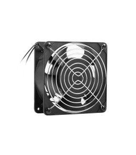 Ventilador 120 mm lanberg para rack 19 230v rejilla metalica negro