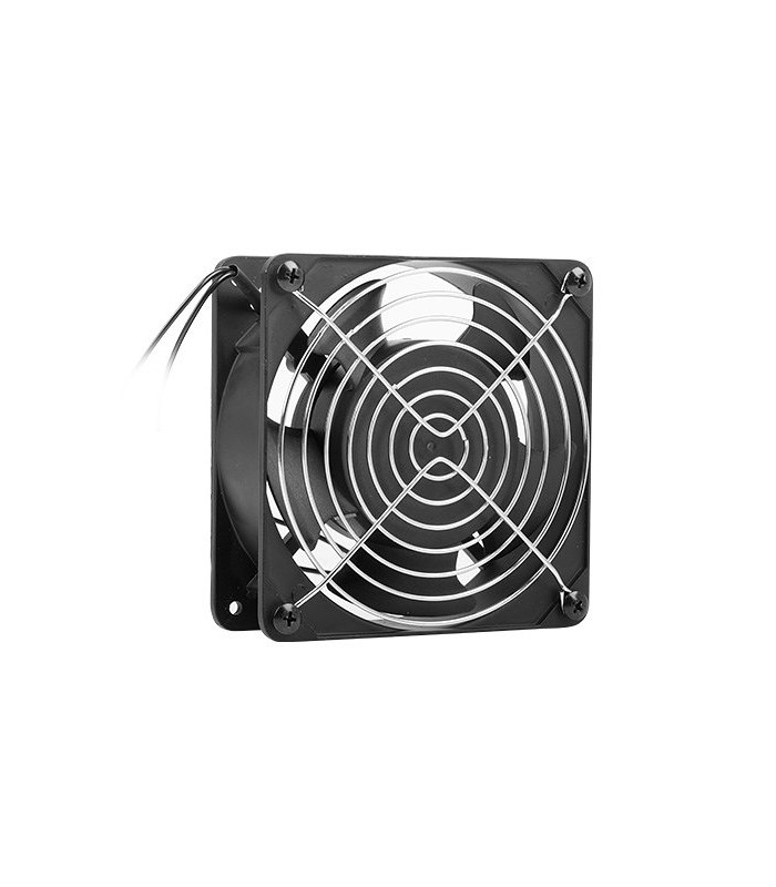 Ventilador 120 mm lanberg para rack 19 230v rejilla metalica negro