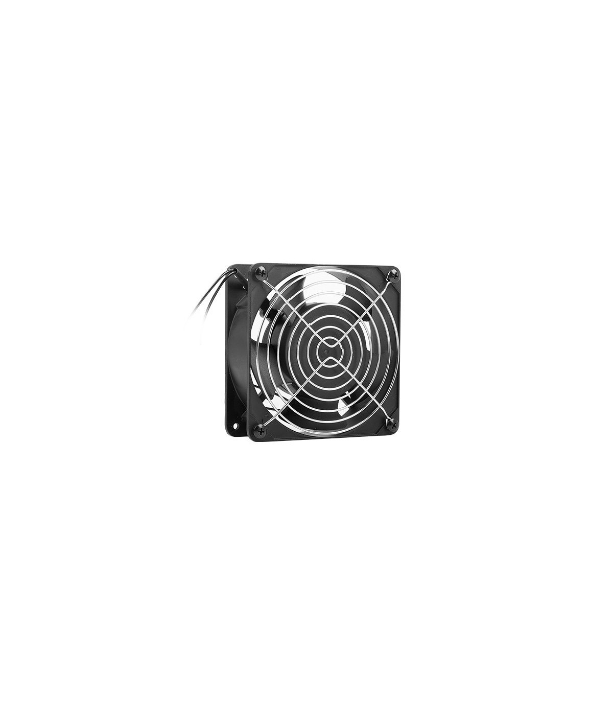 Ventilador 120 mm lanberg para rack 19 230v rejilla metalica negro