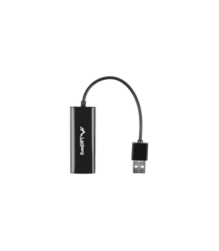 Adaptador usb lanberg 2.0 -  ethernet rj45 100 mb