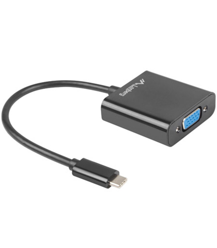 Adaptador lanberg usb 3.1 tipo c -  vga hembra
