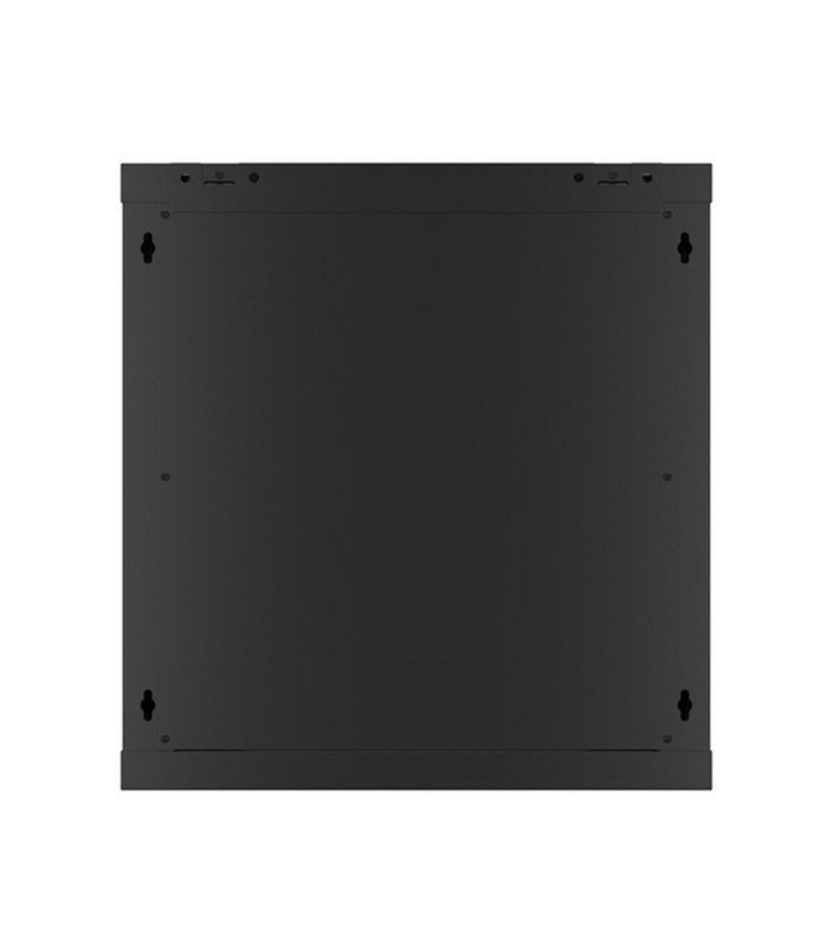 Armario lanberg mural rack 19 pulgadas 12u - 600x600 auto ensamblado negro puerta de cristal