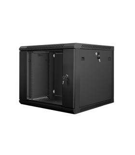 Armario rack lanberg 9u 600x600x501 auto ensamblado 19 pulgadas hasta 60 kg negro