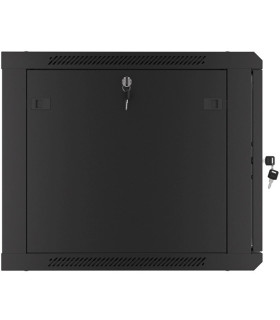 Armario rack lanberg 9u 600x600x501 auto ensamblado 19 pulgadas hasta 60 kg negro