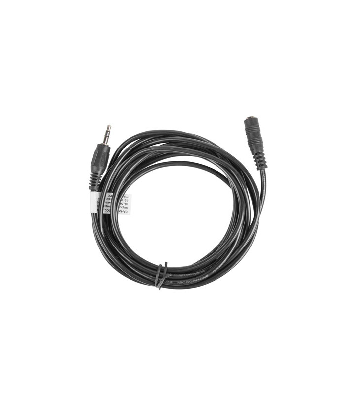 Cable estereo lanberg jack 3.5 mm macho - jack 3.5mm hembra 3m negro