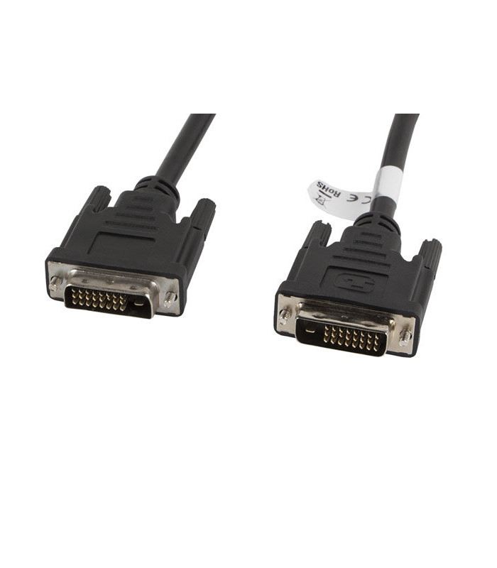 Cable dvi - d lanberg 24+1 macho - macho dual link 1.8m