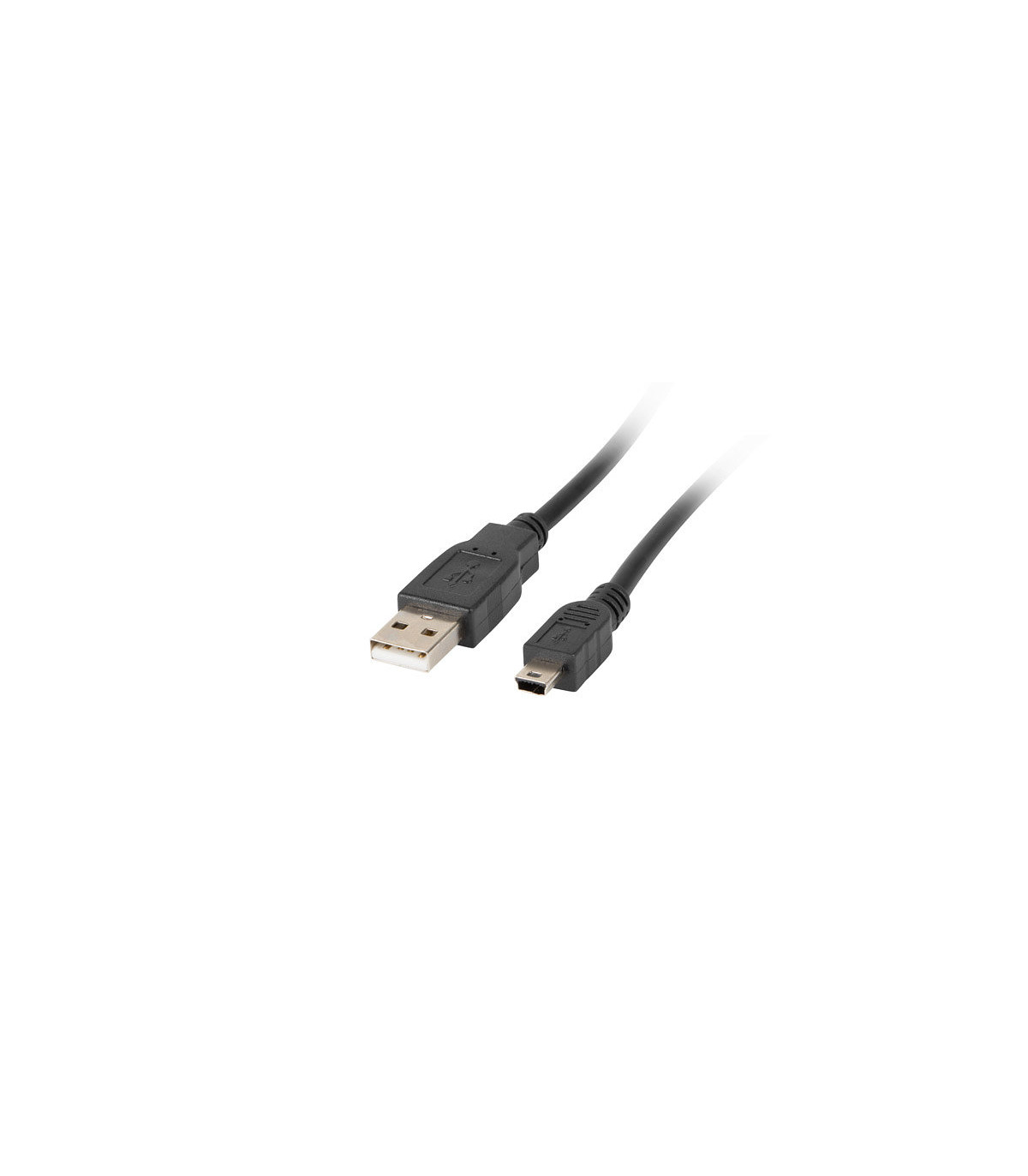 Cable usb lanberg 2.0 macho -  mini usb macho 1.8m negro
