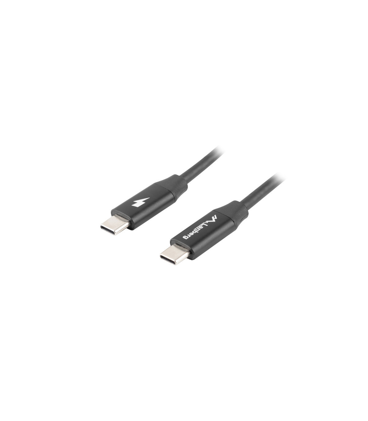 Cable usb lanberg 2.0 macho - usb tipo c macho quick charge 4.0 1.8m negro