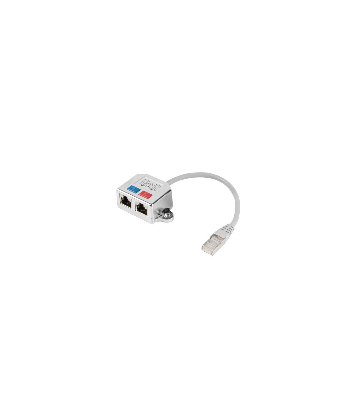 Adaptador lanberg splitter ethernet ftp rj45 a 2x rj45