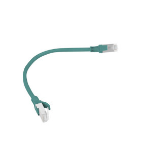 Cable red lanberg latiguillo cat.6 utp 0.25m verde fluke passed