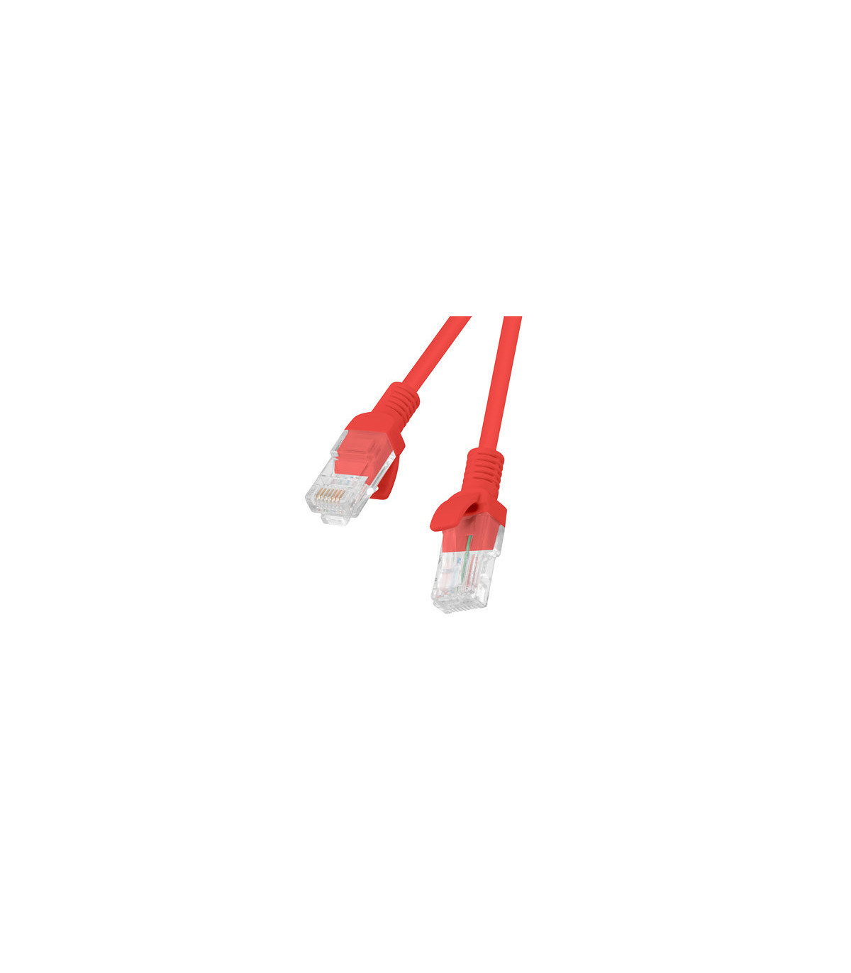 Cable red lanberg latiguillo cat.6 utp 20m rojo fluke passed