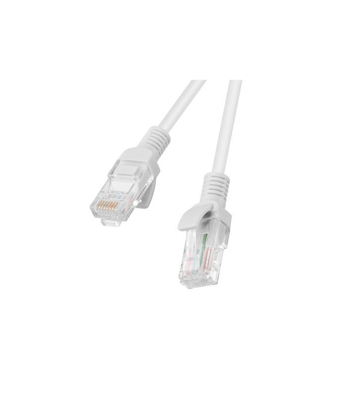Cable red lanberg latiguillo cat.6 utp 15m gris fluke passed