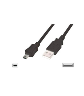 Cable usb 2.0 equip tipo a -  b mini (5pin) 1.8m