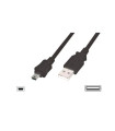 Cable usb 2.0 equip tipo a - b mini (5pin) 1.8m