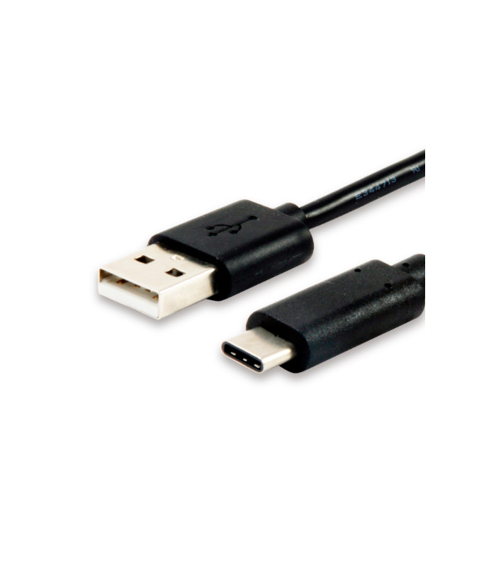 Cable equip usb 2.0 tipo a macho -  tipo c macho 1 m