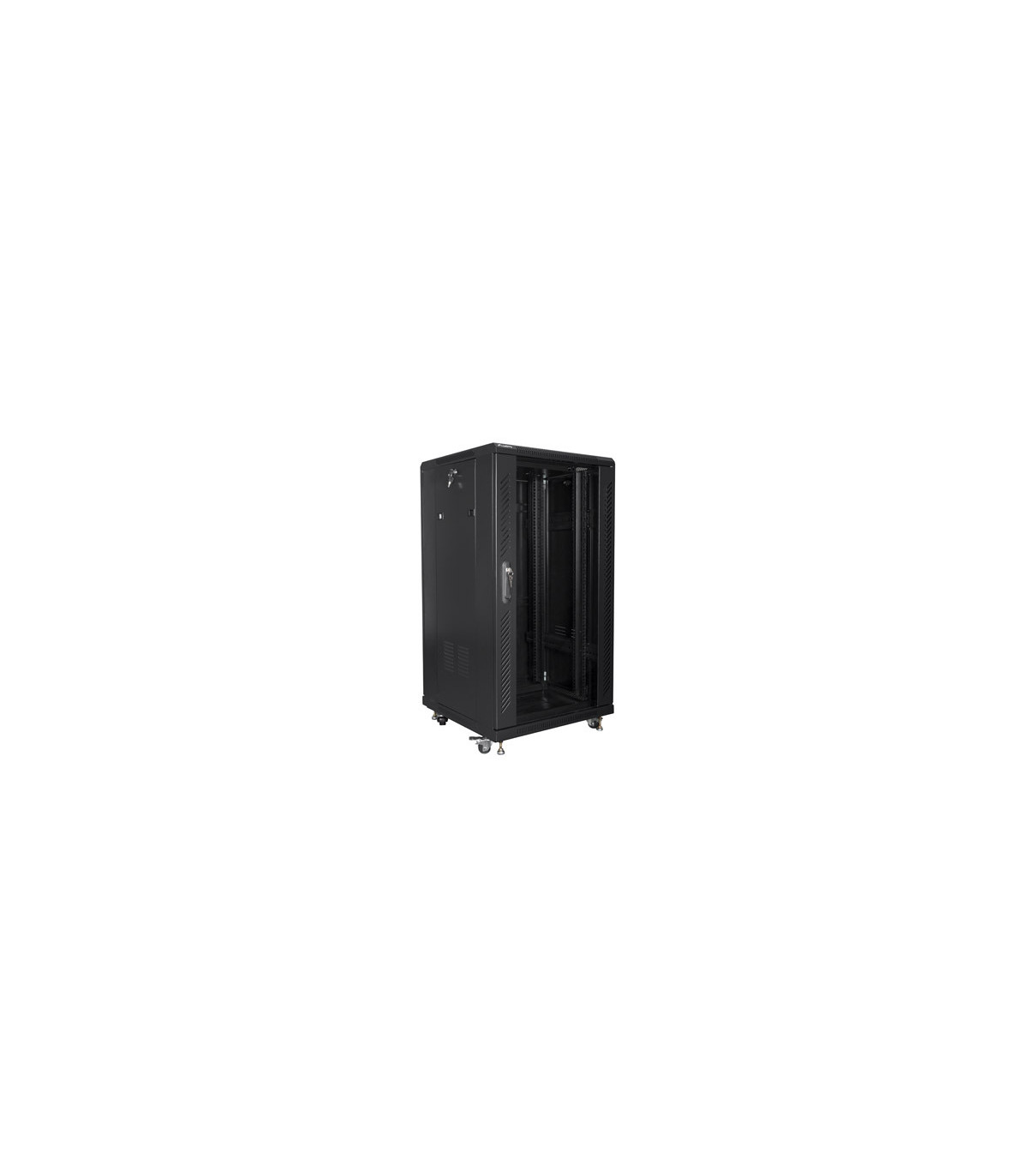 Armario rack lanberg 22u 600x600 autoensamblado 19 pulgadas hasta 60kg negro