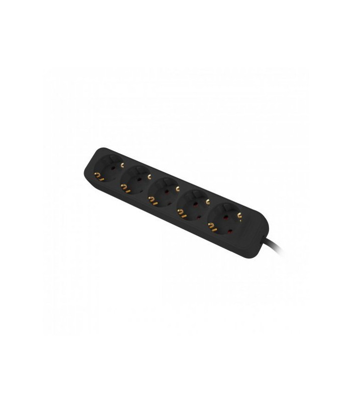 Regleta lanberg 5 tomas schuko negra 1.5m